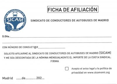 Ficha de afiliación 2
